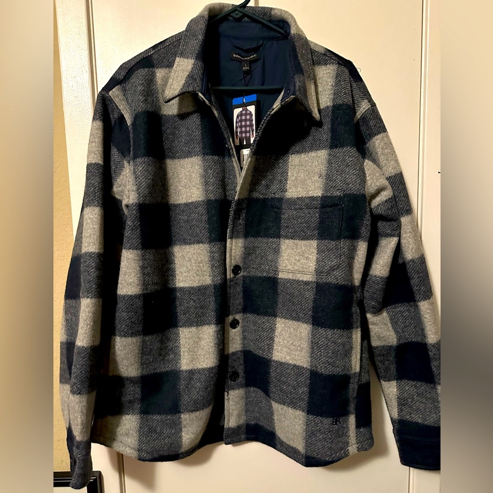NWT Men’s Flannel Over shirt